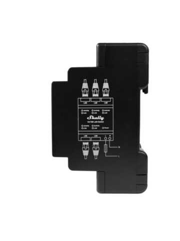 Shelly LAN Switch, cu 5 porturi, 10/100mbps, compatibil SINA DIN - Img 2