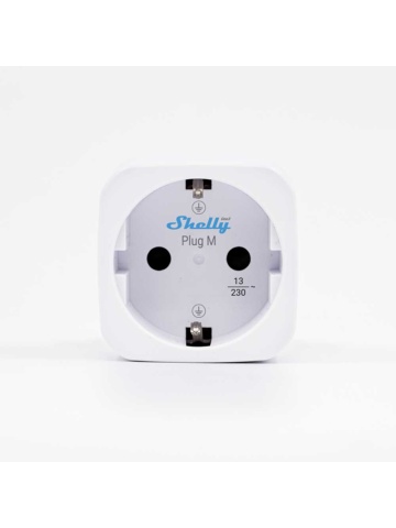 Shelly Plug M Gen3 – Smart Wi-Fi and Bluetooth Socket, Energy Monitoring, Shelly chip processor, Local Control and Automations, 16A - Img 2