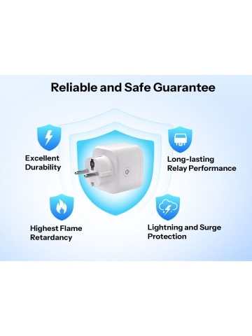 Sonoff S61STPF(EU) – Priză Inteligentă Matter cu Monitorizare Consum, Protecție la Suprasarcină și Control Wi-Fi - Img 5