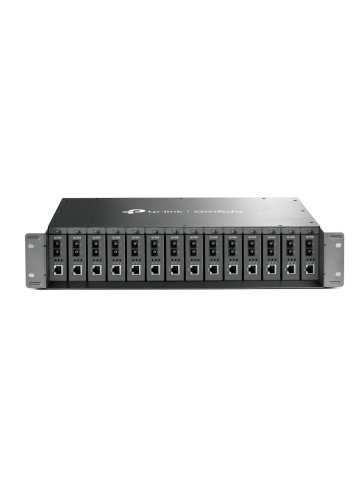 TP-Link MC1400 – Șasiu Rackmount 14 Sloturi pentru Convertoare Media