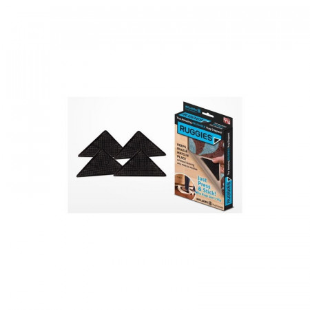 Coltare Antiaderente Pentru Fixarea Covoarelor Ruggies, Set 4 Buc