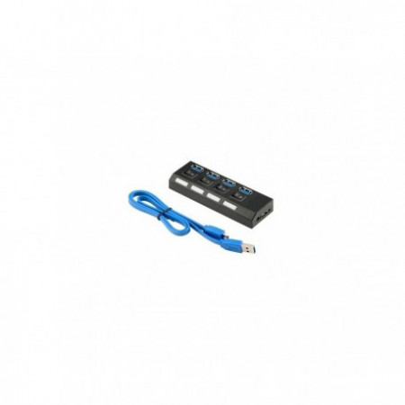 Hub USB 2.0 Cu 4 Porturi, Negru