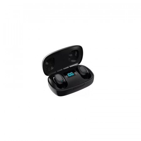 Casti Bluetooth TWS-T10S Cu Display In-Ear Negru