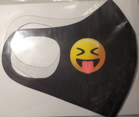 Masca Protectie Emoji Limba, Reutilizabila