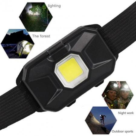 Lanterna Pentru Cap, Lanterna Cap Led, Lanterna Frontal 100lm, 3W