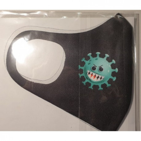 Masca Protectie Emoji Virus, Reutilizabila