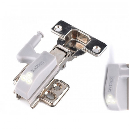 Lampă Automată 2x, Cu Led, Pentru Balamale Usilor,Mobilier ,Ideal Mobil,Baterie Inclusa