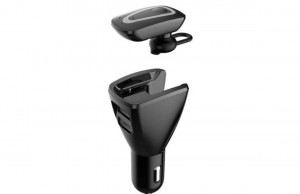 Incarcator 12V, Bricheta Autoturism Cu Casca Bluetooth Inclusa, 2 Porturi USB - Img 4