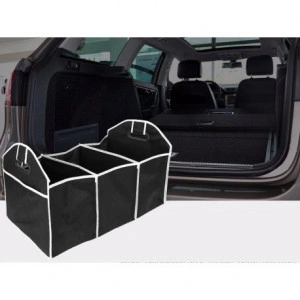 Revolutionarul ,Organizator Auto Pentru Portbagaj, Pliabil, 3 Compartimente, 2 Buzunare Ideal ,Si Pentru Cumparaturi 25 Kg - Img 2