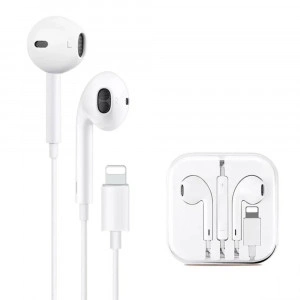 Casti iPhone, Intrare Lightning, Comenzi Volum, Pop-up Window, Alb