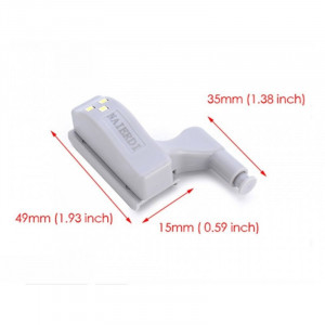 Lampă Automată 2x, Cu Led, Pentru Balamale Usilor,Mobilier ,Ideal Mobil,Baterie Inclusa - Img 6