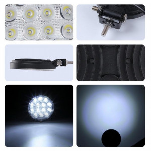 Proiector LED Auto Offroad Rotund, Tractor, Suv, Atv, Barca, Camion, Platforma - Img 7