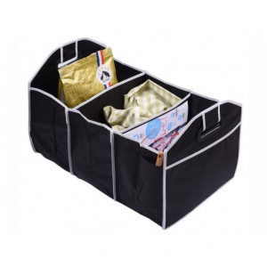 Revolutionarul ,Organizator Auto Pentru Portbagaj, Pliabil, 3 Compartimente, 2 Buzunare Ideal ,Si Pentru Cumparaturi 25 Kg - Img 3