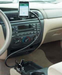Suport Flexibil, Auto, Prindere Prin Clema ROZ - Img 2