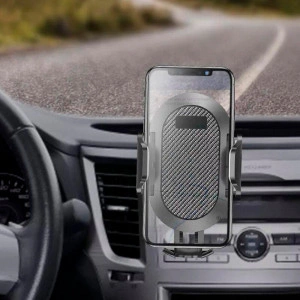 Suport Telefon Auto cu Ventuza, Universal, Negru, 360 De Grade, Extensibil - Img 2
