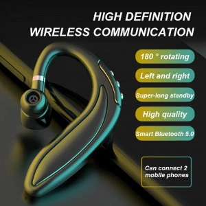 Casca Bluetooth Ergonomica, HMB-18, BT 5.0, Negru - Img 2
