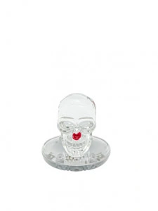 Decoratiune In Forma De Craniu Transparent, Iluminat, Odorizant - Img 2