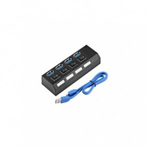 Hub USB 2.0 Cu 4 Porturi, Negru - Img 3