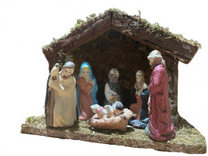 Iesle Figurina, Iesle Craciun cu 6 Figurine