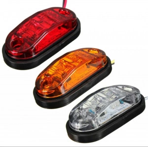 Lampa Auto Diferite Culori, Lampa Auto, Lampa Auto Rosie, Galbena, Transparenta - Img 3