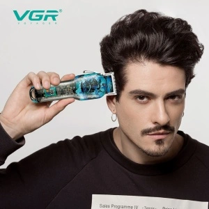 Mașină de Tuns VGR V-685 cu Design Transparent, Design Grafic - Img 2