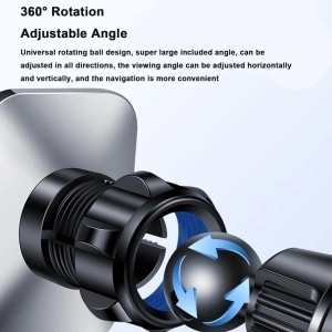 Suport Telefon Pentru Grila, Magnetic, Negru - Img 2