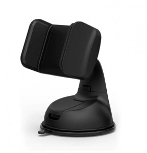 Suport Telefon Universal Cu Capat Rotativ 360° Si Prindere Prin Ventuza - Img 1