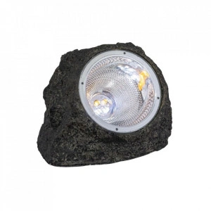 Corp Iluminat Led, Incarcare Solara, Forma De Piatra