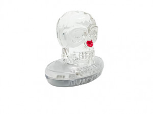 Decoratiune In Forma De Craniu Transparent, Iluminat, Odorizant - Img 3