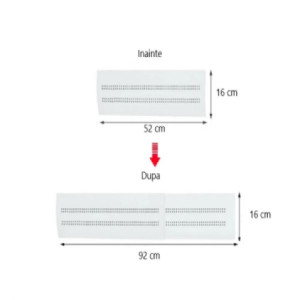 Deflector,Aer Conditionat,Pentru Aparatul De Aer Conditionat Instalat Pe Perete, - Img 7