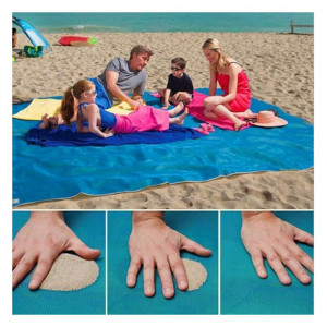 Patura Plaja ,Picnic ,Mat,Anti Nisip Mat Pliabil Și Beach Mat ,Ideal Plaja,Padure,Drumetie,Excursie 2x2 M - Img 4