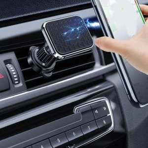 Suport Telefon Pentru Grila, Magnetic, Negru - Img 3