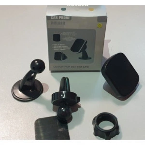 Suport Telefon Universal Cu Capat Rotativ 360° Prindere Prin Lipire Bord Sau Grila