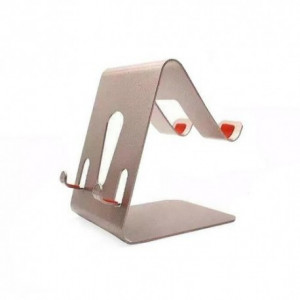 Suport Universal De Birou Pentru Telefon , Tableta Full Metal Ideal Scoala Online,Streaming ,Roz Deschis - Img 2
