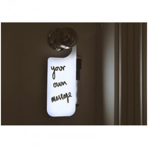 Agatatoare Cu Led Pentru Usa, Cu Marker Non Permanent, Scris Mesaje,Funny, Do Not Disturb - Img 1