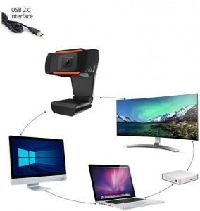 Camera Web, Full HD, 1280x720p, USB 2.0, Plug & Play - Img 3