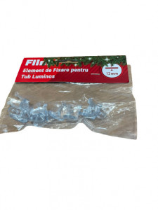 Cleme Instalatii Craciun, Suport Instalatii Craciun, Element Fixare Tub Luminos
