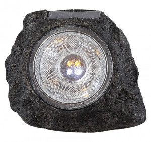 Corp Iluminat Led, Incarcare Solara, Forma De Piatra - Img 2