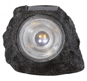 Corp Iluminat Led, Incarcare Solara, Forma De Piatra - Img 2