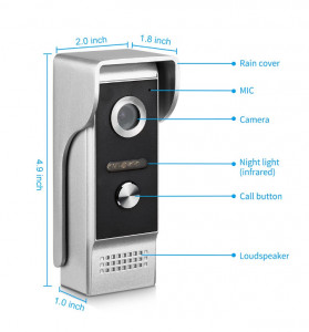 Kit Interfon, Foto/Video, Sonerie, Vizualizare Live, Tableta Inclusa - Img 3