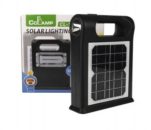 Sistem Solar, Lampa Solara Cu 2 Becuri De 30W Led Incluse, Baterie Externa