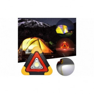 Triunghi SOS Cu Lanterna LED COB , LED Rosu , Incarcare Solara , USB , Acumulator Integrat - Img 7