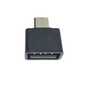 Adaptor OTG USB 2.0 Mama La MicroUSB tata, Alimentare, Conectare Si Transfer De Date, Negru - Img 3