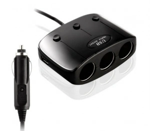 Adaptor Priza Bricheta, Priza Bricheta Multifunctionala, 2 Porturi USB