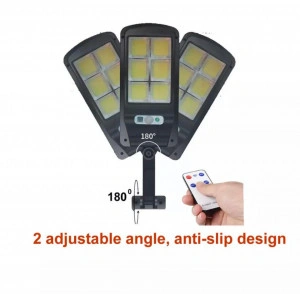Lampa Exterior Cu Incarcare Solara, Rezistenta La Apa, Lumina LED Rece, Senzor De Miscare - Img 2