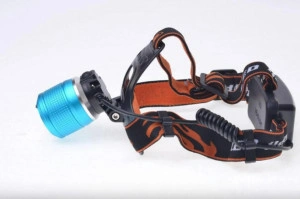 Lanterna Pentru Cap, Lumina Led, Lupa Cu Zoom, Adaptor 12V, 1800Lm