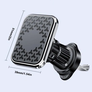 Suport Telefon Pentru Grila, Magnetic, Negru - Img 5