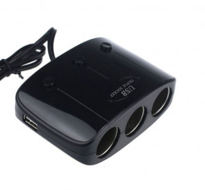 Adaptor Priza Bricheta, Priza Bricheta Multifunctionala, 2 Porturi USB - Img 2