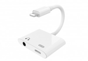 Adaptor/Splitter Mufa Lightning La Mufa Jack 3.5 Si Mufa Lightning, 120 mm - Img 1