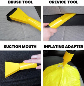 Aspirator Auto, Putere De Tragere Mare, Aspirator Auto 12V, Aspirator Cu Functie De Compresor - Img 5